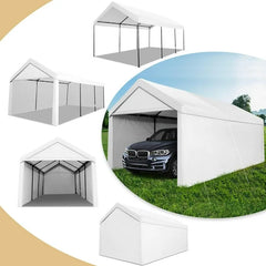 COBIZI 10X20ft Heavy Duty Canopy with Removable Sidewall, Upgraded Outdoor Waterproof Canopy Tent for Parties, Wedding, Car, Bussiness Event,White