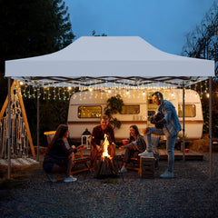 HOTEEL 10'x15' Heavy Duty Canopy Tent for Outside,Commercial Pop Up Gazebo with 4 Waterproof Walls,Hexagonal Frame & Roller Ba,Outdoor Weddings,Parties