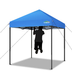 HOTEEL 6.5x6.5 FT Pop up Canopy, Waterproof Commercial Canopy Tent,Outdoor Garden Gazebo, with Carry Bag