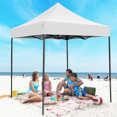 HOTEEL 10'x20' Canopy EZ Pop Up Canopy Anti-UV Waterproof Outdoor Tent Portable Party Wedding Instant Canopy Shelter All Season Tent Gazebo with 6 Removable Sidewalls, 4 Sandbags, Roller Bag