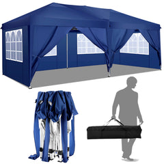 COBIZI Pop Up Canopy Large Party Tent Shelter 10'x20' with 6 Sidewalls
