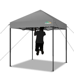 HOTEEL 6.5x6.5 FT Pop up Canopy, Waterproof Commercial Canopy Tent,Outdoor Garden Gazebo, with Carry Bag
