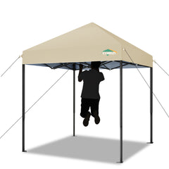HOTEEL 6.5x6.5 FT Pop up Canopy, Waterproof Commercial Canopy Tent,Outdoor Garden Gazebo, with Carry Bag