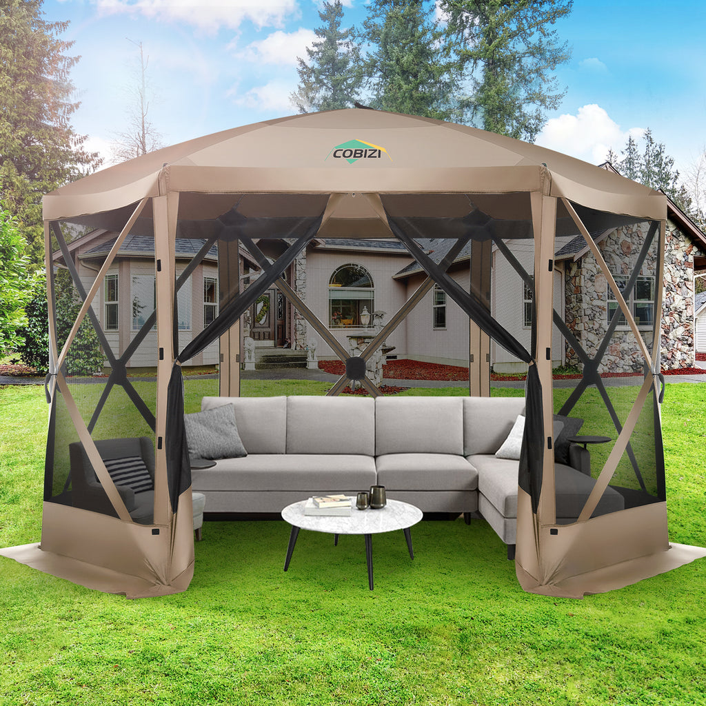 Pop Up Tents For Camping COBIZI Pop Up Gazebo Screen Tent Screen