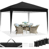 HOTEEL 10'x10' Pop up Canopy Tent, Outdoor Instant Commercial Tents, Shade Shelter Gazebo,for Backyard Parties Event