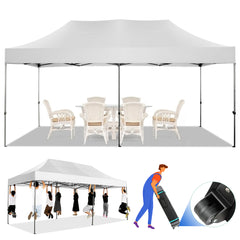 COBIZI 10'x20' Canopy EZ Pop Up Canopy Anti-UV Waterproof Outdoor Tent