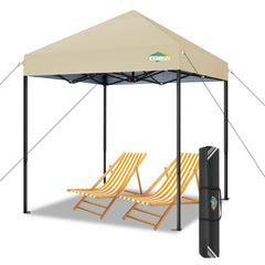 HOTEEL 6.5x6.5 FT Pop up Canopy, Waterproof Commercial Canopy Tent,Outdoor Garden Gazebo, with Carry Bag