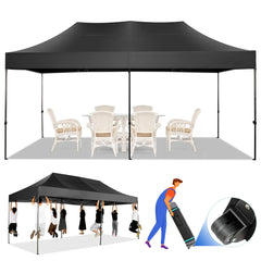 COBIZI 10'x20' Canopy EZ Pop Up Canopy Anti-UV Waterproof Outdoor Tent