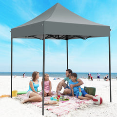HOTEEL 10'x20' Canopy EZ Pop Up Canopy Anti-UV Waterproof Outdoor Tent Portable Party Wedding Instant Canopy Shelter All Season Tent Gazebo with 6 Removable Sidewalls, 4 Sandbags, Roller Bag