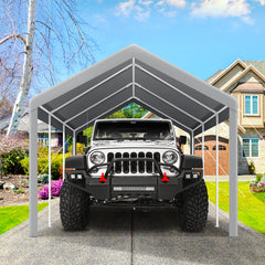 Hoteel Carport  Heavy Duty Canopy, Portable Garage Metal Steel Frame & Polyester Top Carport Shelter for Outdoor Truck Boat Car Port Party Storage Car Canopy