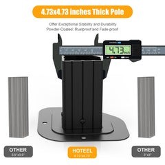 HOTEEL 10'x15' Hardtop Gazebo, Outdoor Steel Double Galvanized Roof Canopy, Aluminum Frame Permanent Pavilion Metal Gazebo with Curtains and Nettings, Sunshade for Patios, Gardens, Lawns, Brown