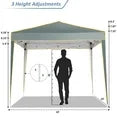 COBIZI 10x10 Pop up Tent,Easy Pop up Tent Gazebo,Portable Ez up Canopy,Suitable for Party Beach Camping Gathering Activities,Waterproof &Upf 50+,Gray