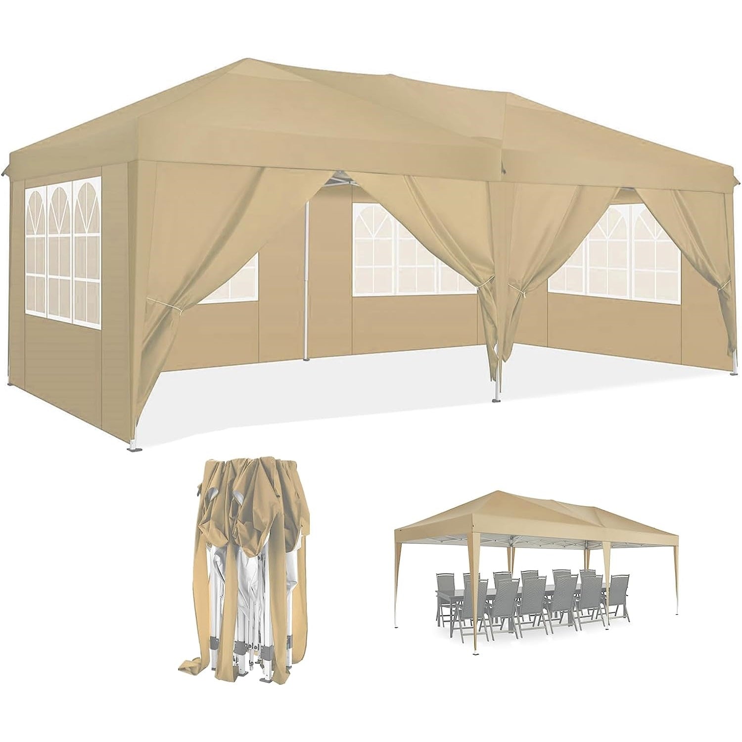 tienda de campaña 6 personas carpa para camping Grande 10 x10ft  equipamiento NEW