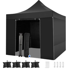 COBIZI Pop Up Canopy Shade Waterproof Tent 10'x10' with Carry Bag - COBIZI