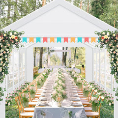 COBIZI 10‘x30’ Party Tent Heavy Duty, Wedding Tent, Event Tent for Parties, Carpas para Fiestas with 6 Removable Sidewalls