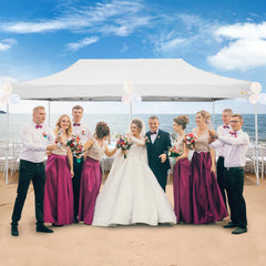 HOTEEL Tents for Parties, 10x20 Pop Up Canopy Tent Heavy Duty with 6 Sidewalls, Commercial Outdoor Canopy Tents for Event Wedding