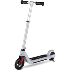 CAROMA Electric Scooter for Kids 6-12, up to 120 lbs, up to 6 mph, 120W Power Motor, Unique 7 Color Pedal Light E-Scooter for Kids Boys Girls